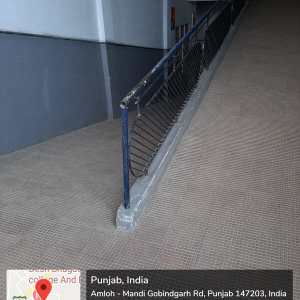 Easy access to classrooms by providing rails