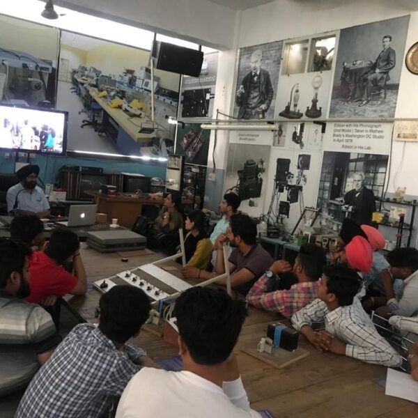 Students Interaction during industrial visit