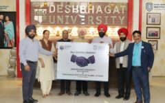 DESH BHAGAT UNIVERSITY SIGNED MOU WITH GURU NANAK INSTITUTE OF GLOBAL STUDIES CANADA