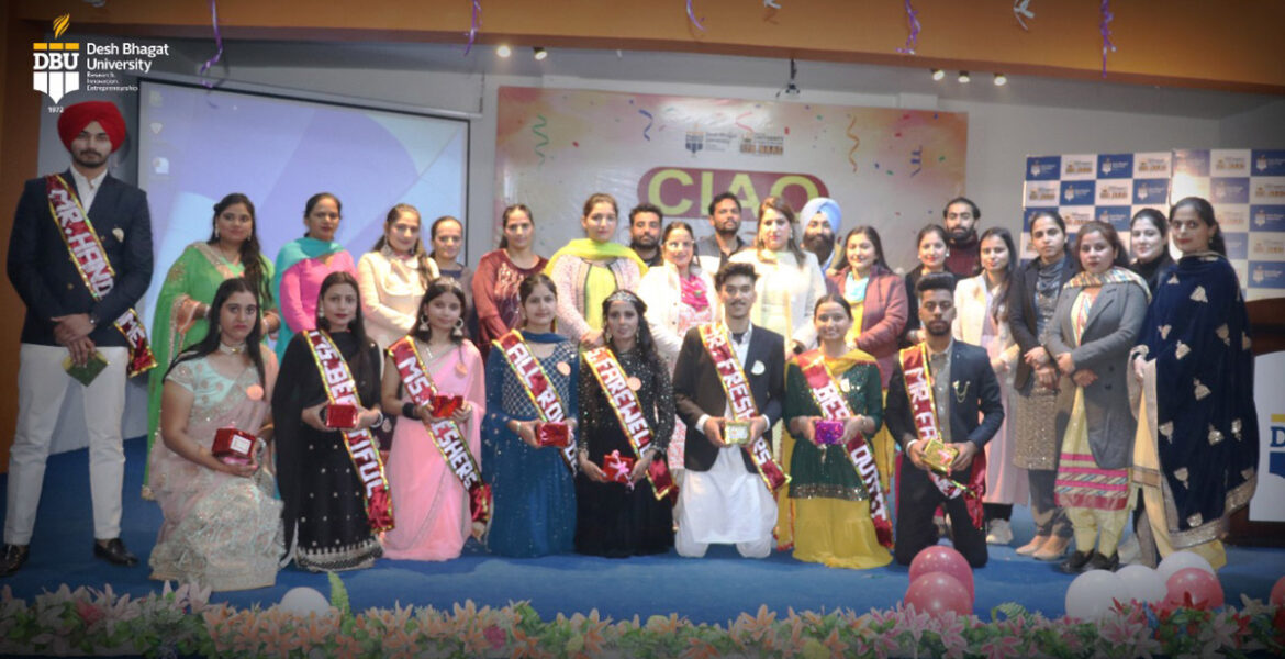 Faculty of Nursing, Organized Fresher & Farewell Party “CIAO” At Desh Bhagat University