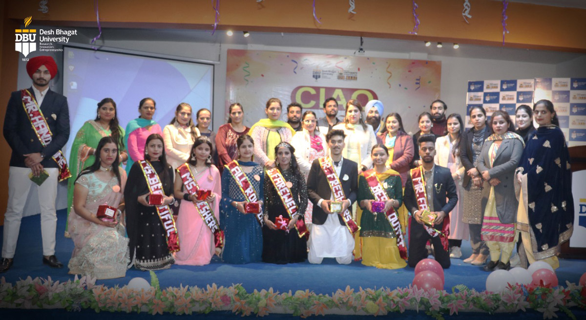 Faculty of Nursing, Organized Fresher & Farewell Party “CIAO” At Desh Bhagat University