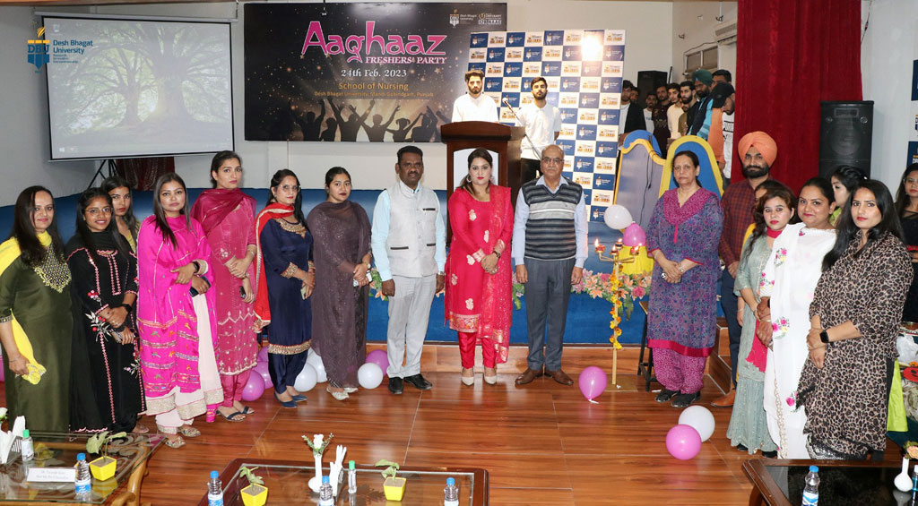 Aaghaaz-a fresher’s party for new students at Dbu