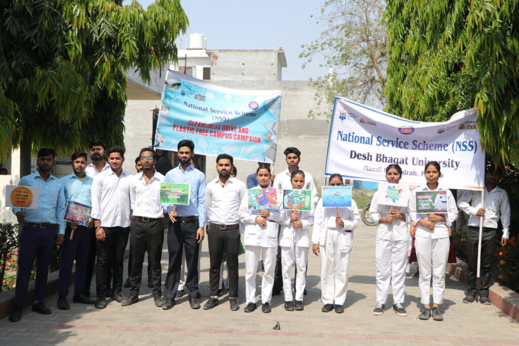 Awareness campaign against the use of plastic