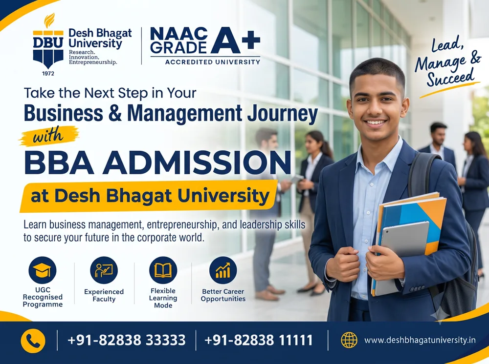 BBA Admission at Desh Bhagat University