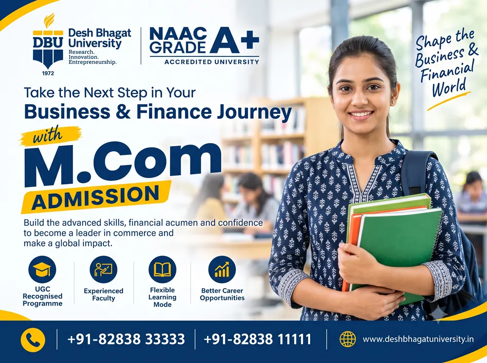 M.Com Admission