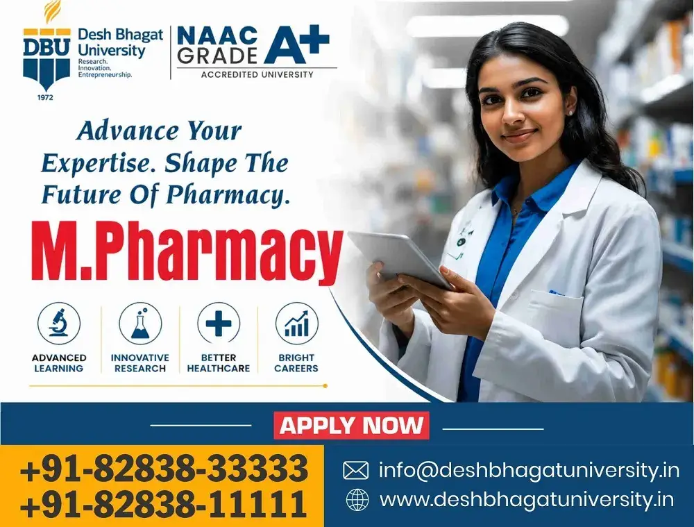 M Pharmacy Course