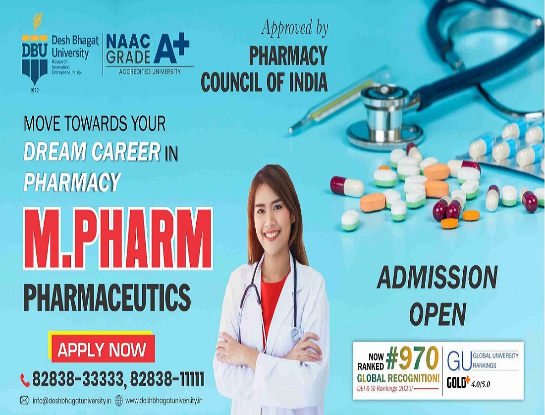 M Pharmacy Pharmaceutics