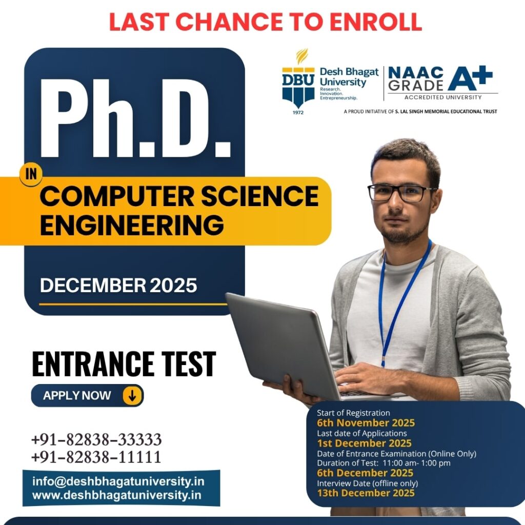 PhD in Computer Science Engineering