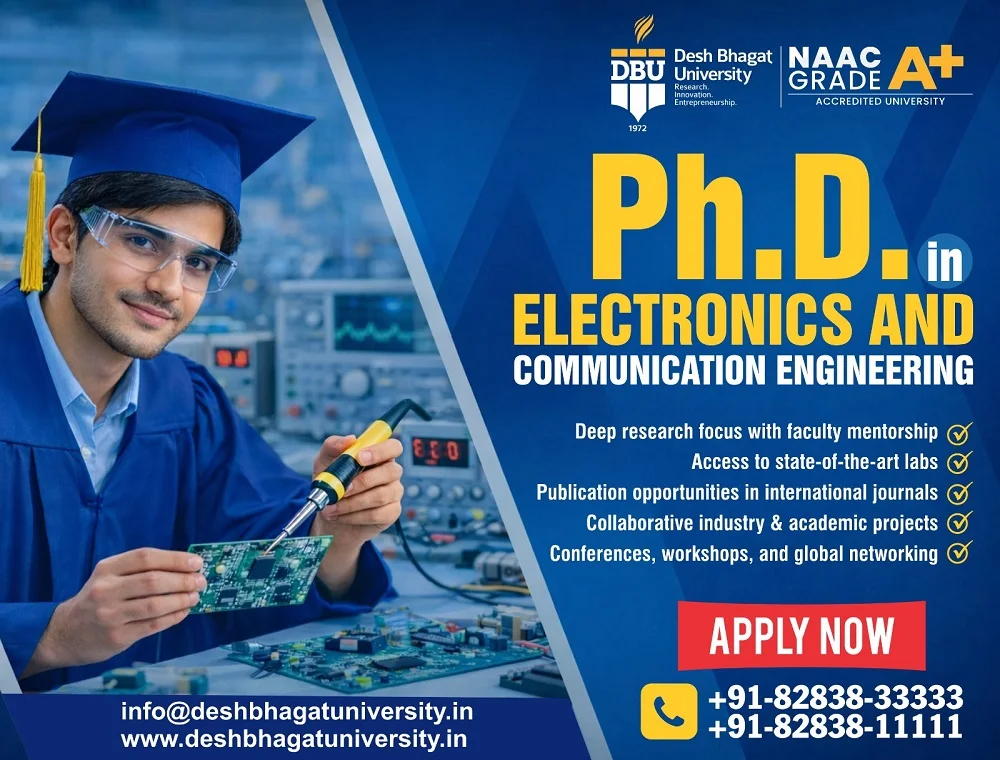 PhD in Electronic and Communication Engineering