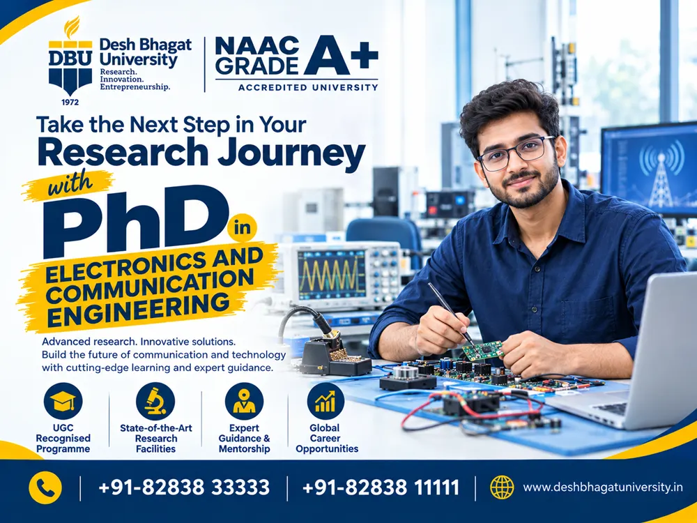 PhD in Electronics and Communication Engineering