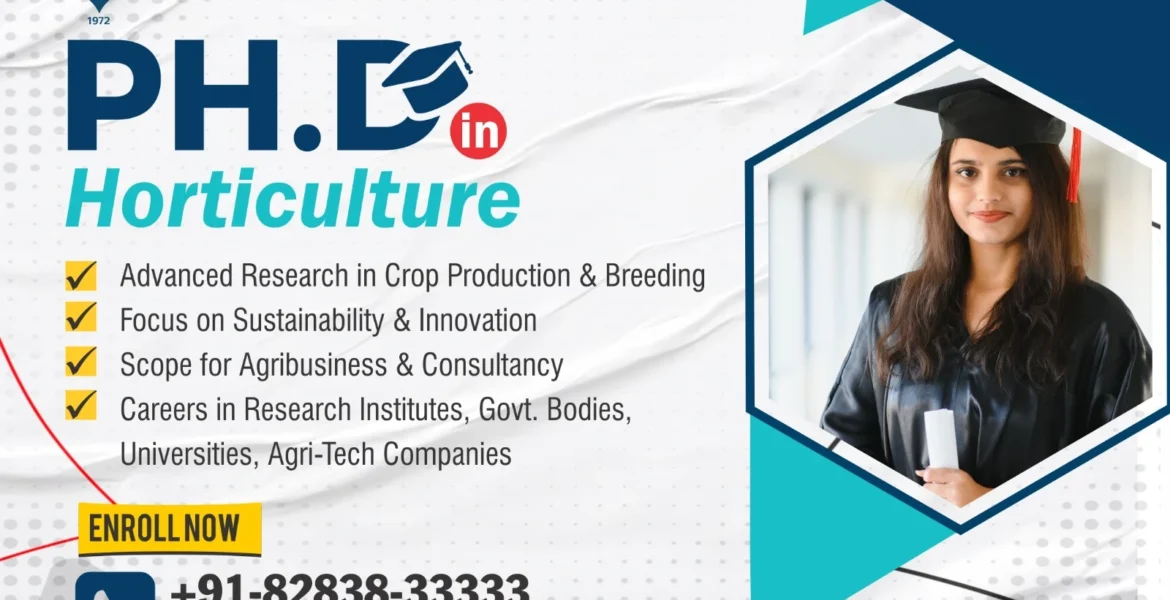 PhD in Horticulture