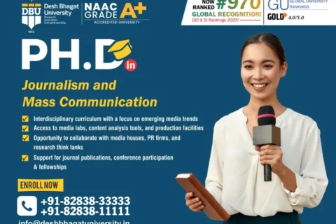 PhD in Journalism and Mass Communication