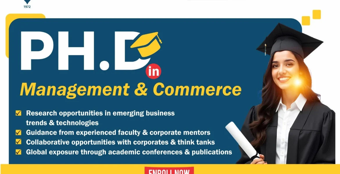 PhD in Commerce