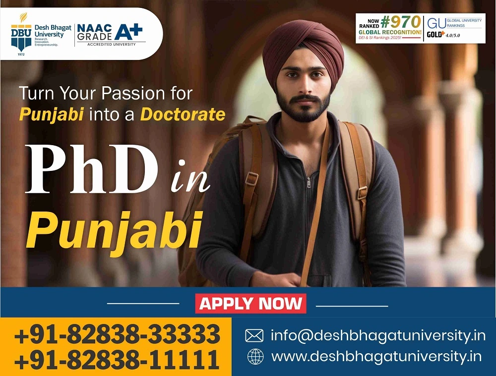 PhD in Punjabi