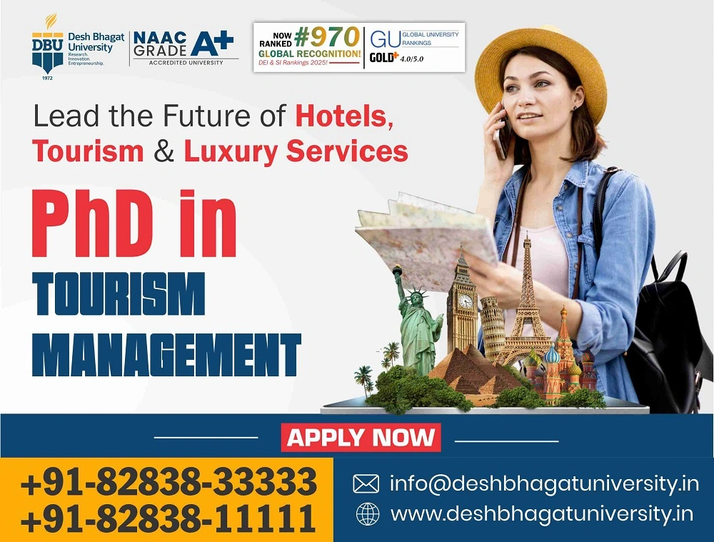 PhD in Tourism Management