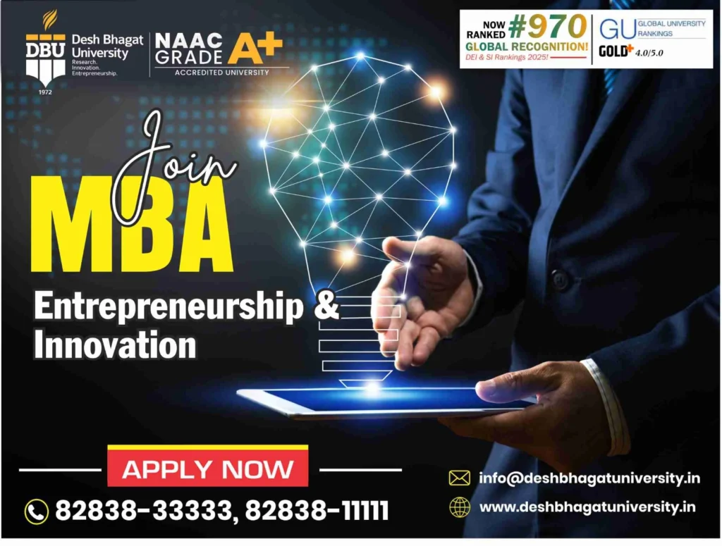 MBA in Entrepreneurship