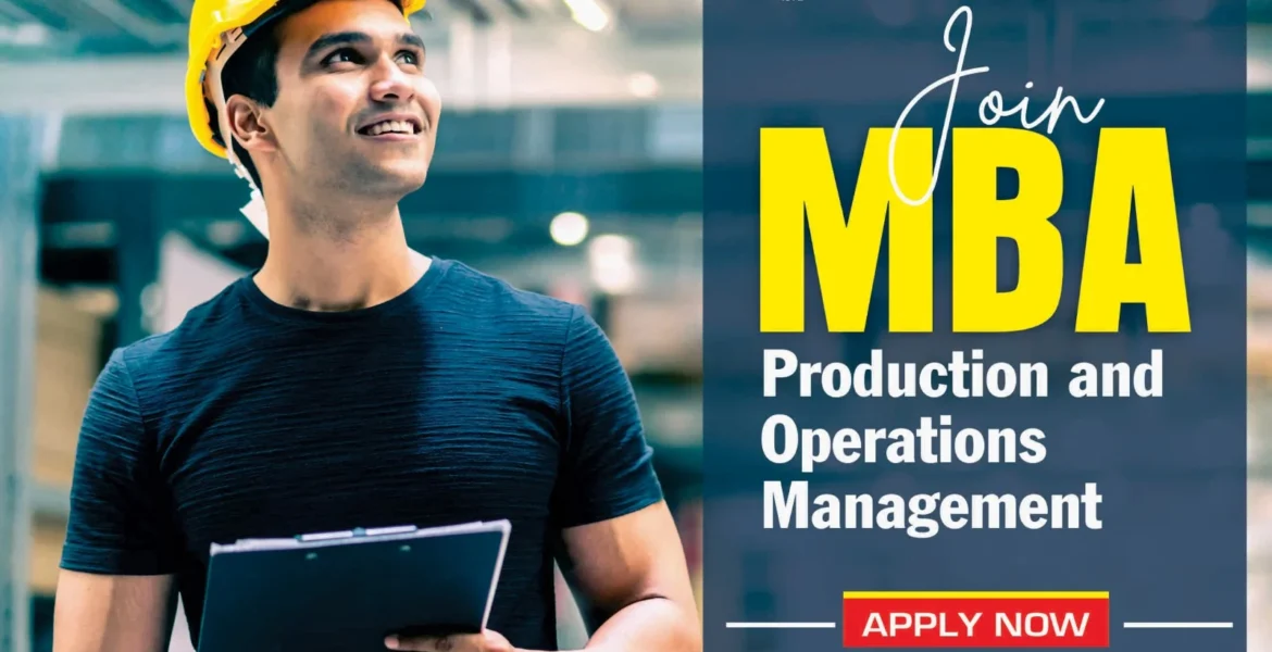 MBA in Production and Operations Management