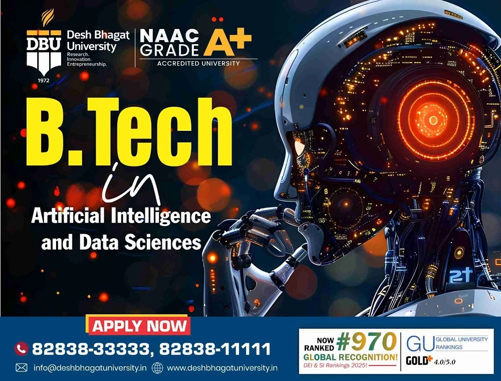 B Tech Artificial Intelligence and Data Science