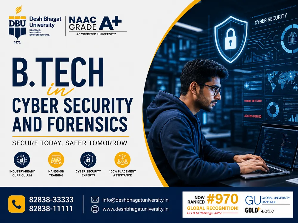 B Tech in Cyber Security and Forensics