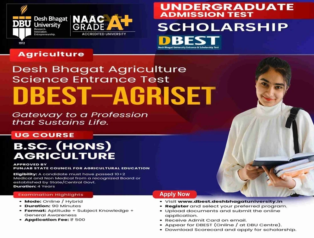 BSc Agriculture Entrance Exam