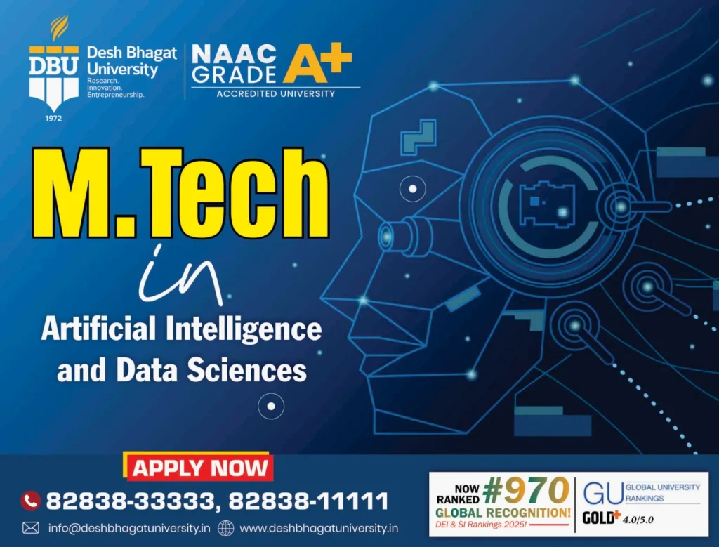 M Tech in AI and Data Science