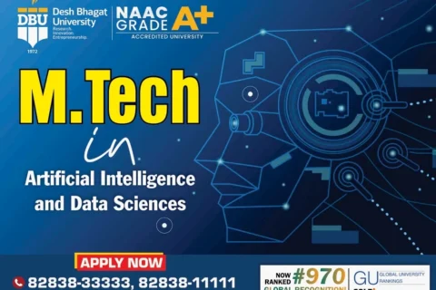 M Tech in AI and Data Science
