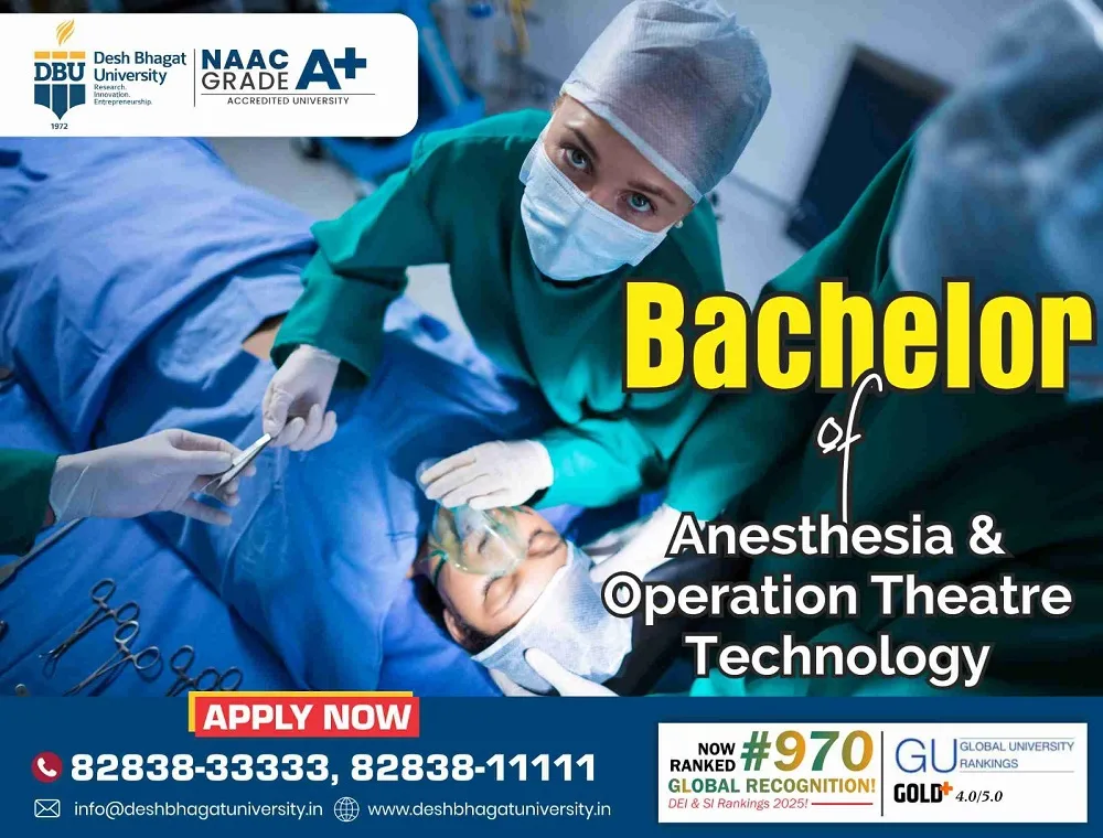 Bachelor of Anaesthesia and Operation Theatre Technology