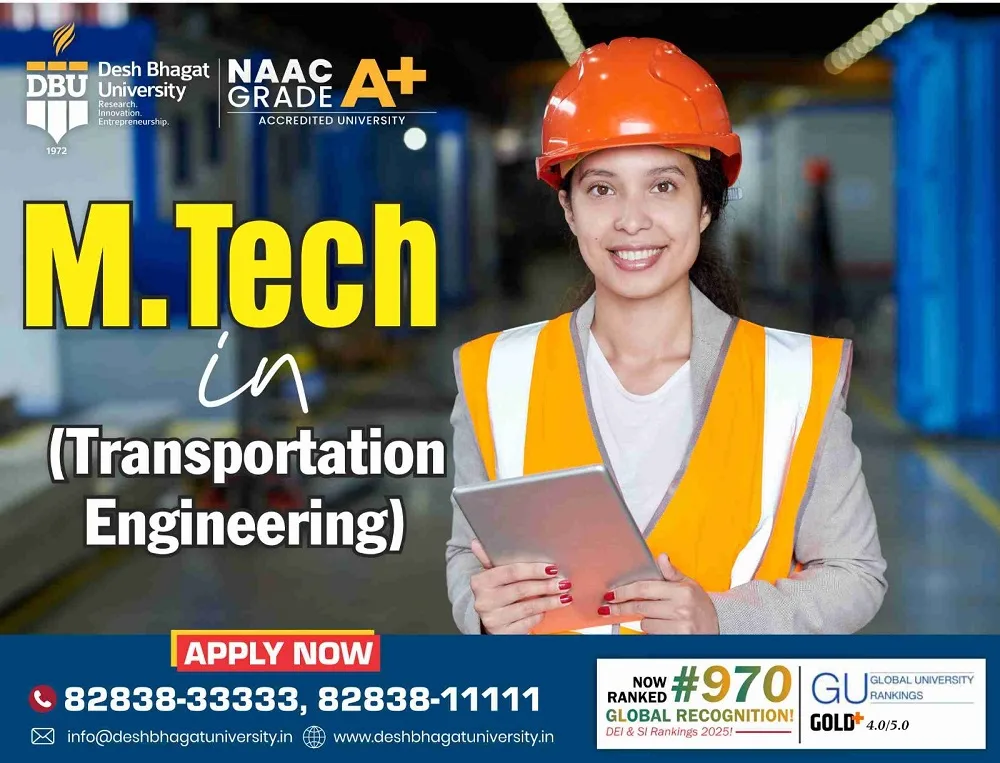 M Tech Transportation Engineering