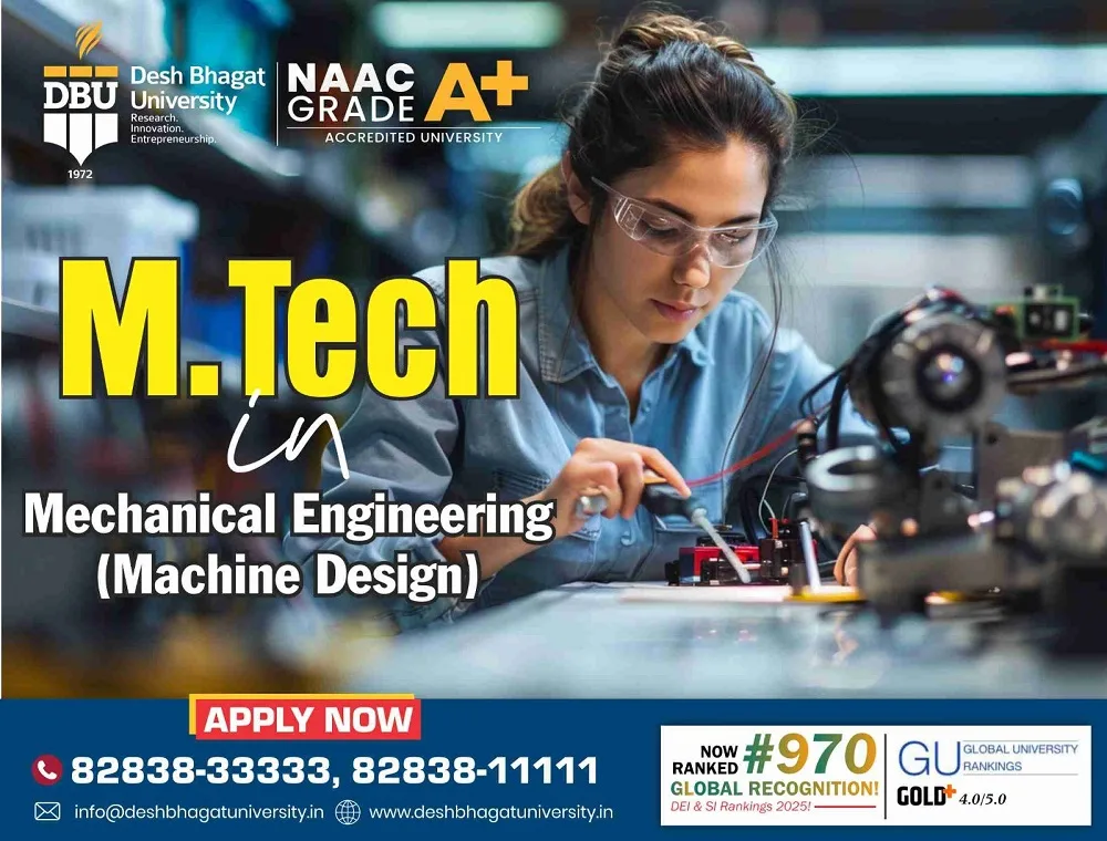M Tech in Mechanical Engineering