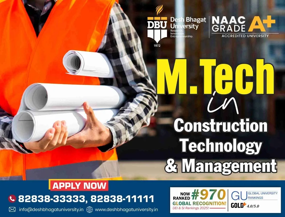 M. Tech in Construction Technology and Management