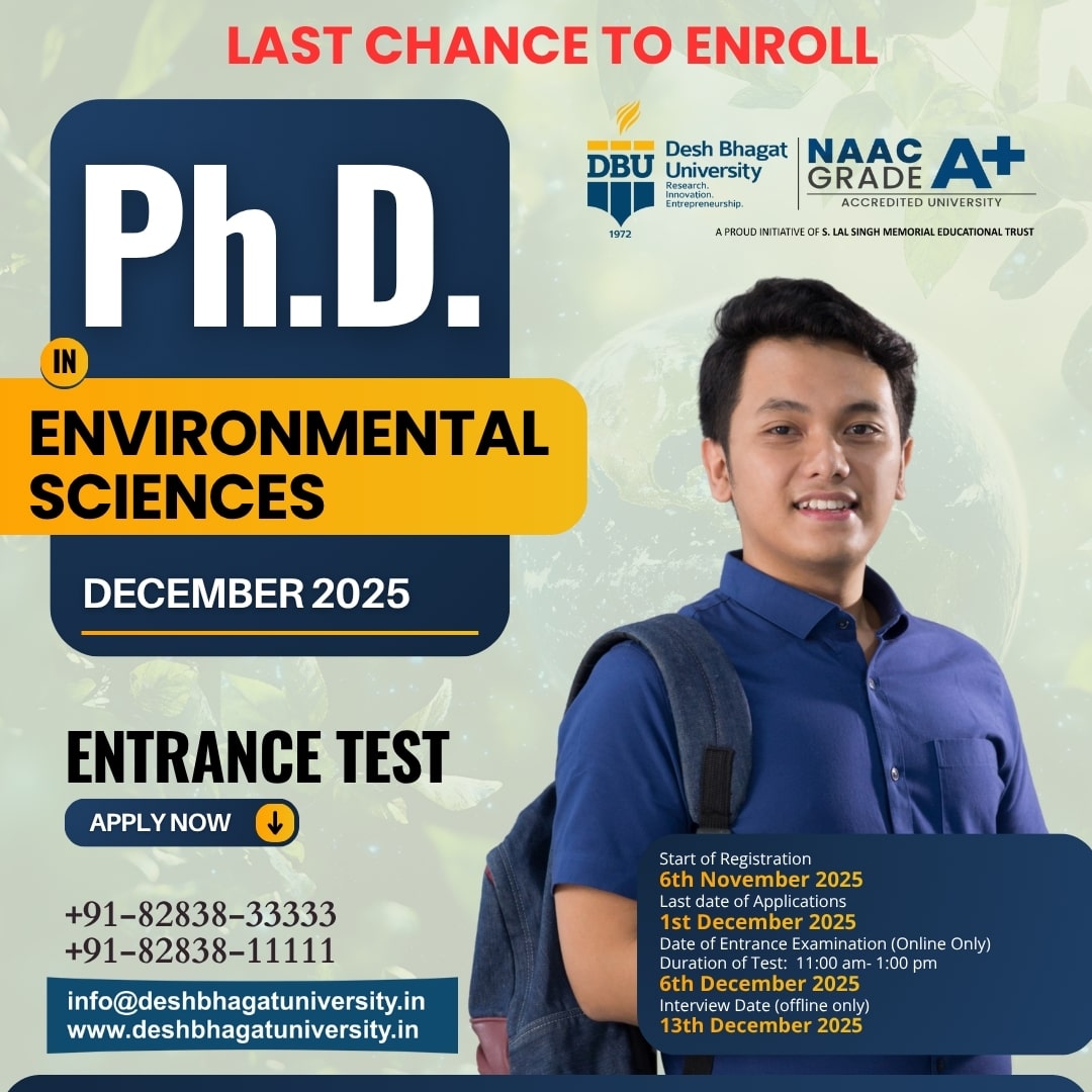 PhD in Environmental Science