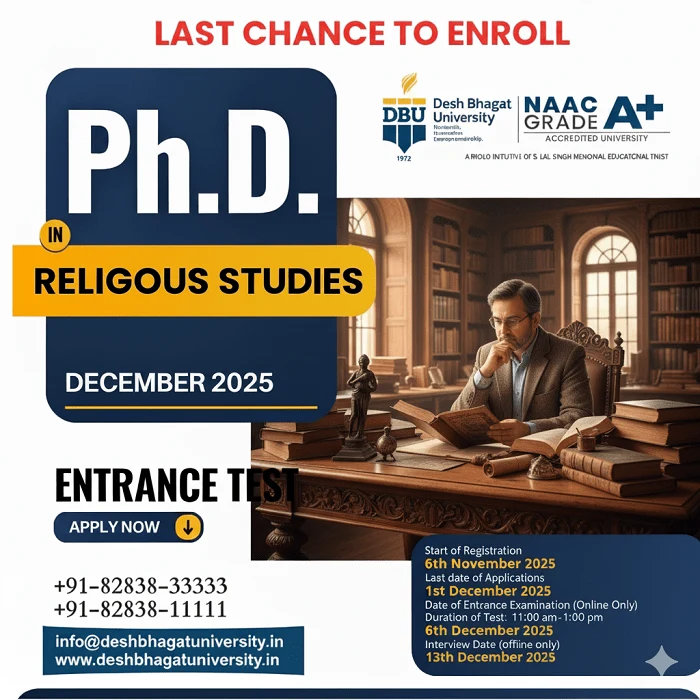 PhD in Religious Studies