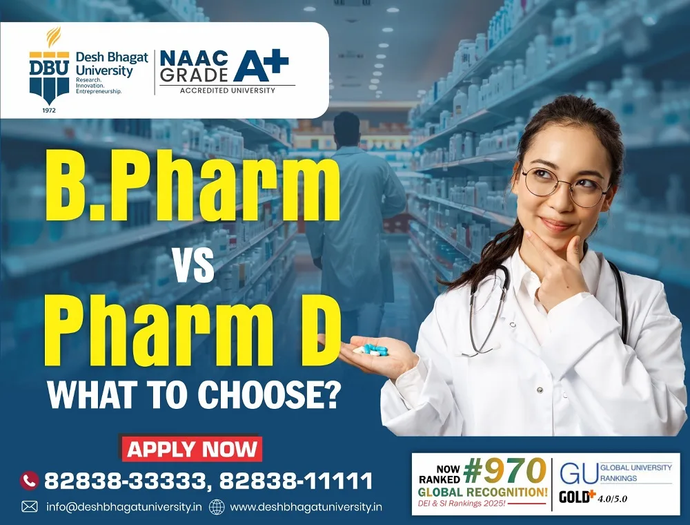 B Pharm vs Pharm D