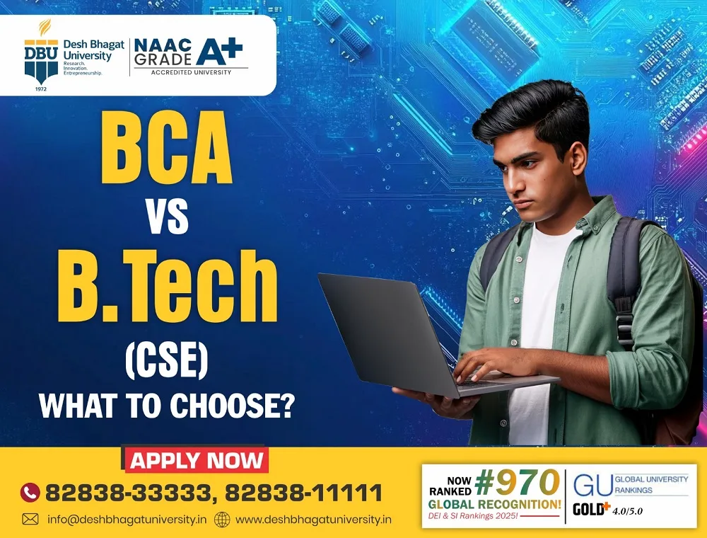 BCA vs B.Tech CSE
