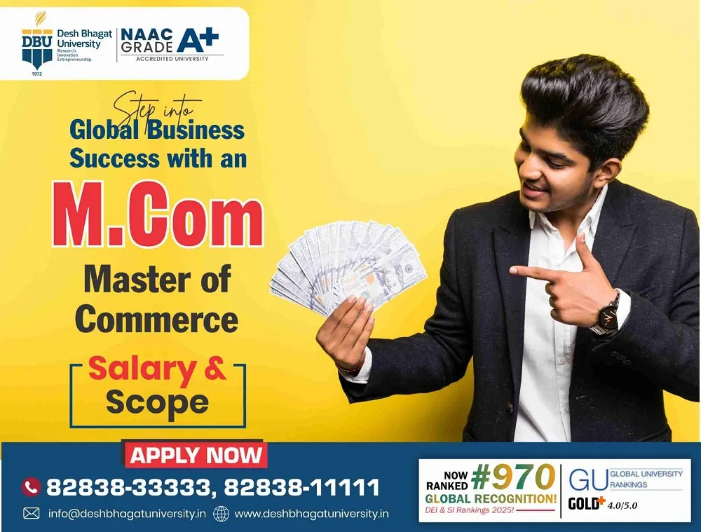 M.Com Salary