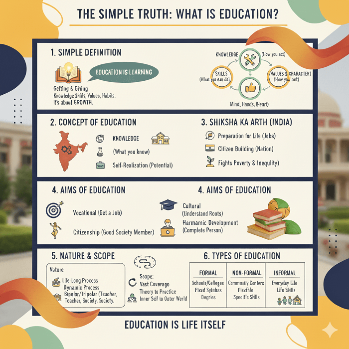 What is Education Infographic