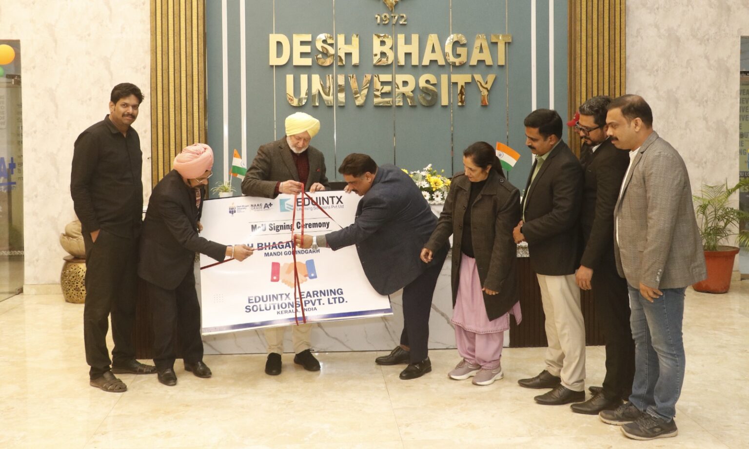 Desh Bhagat University (DBU), Punjab, signed a Memorandum of ...