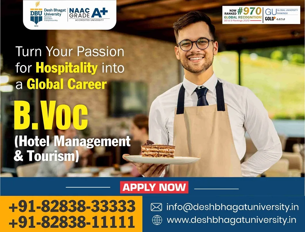 B Voc in Hotel Management