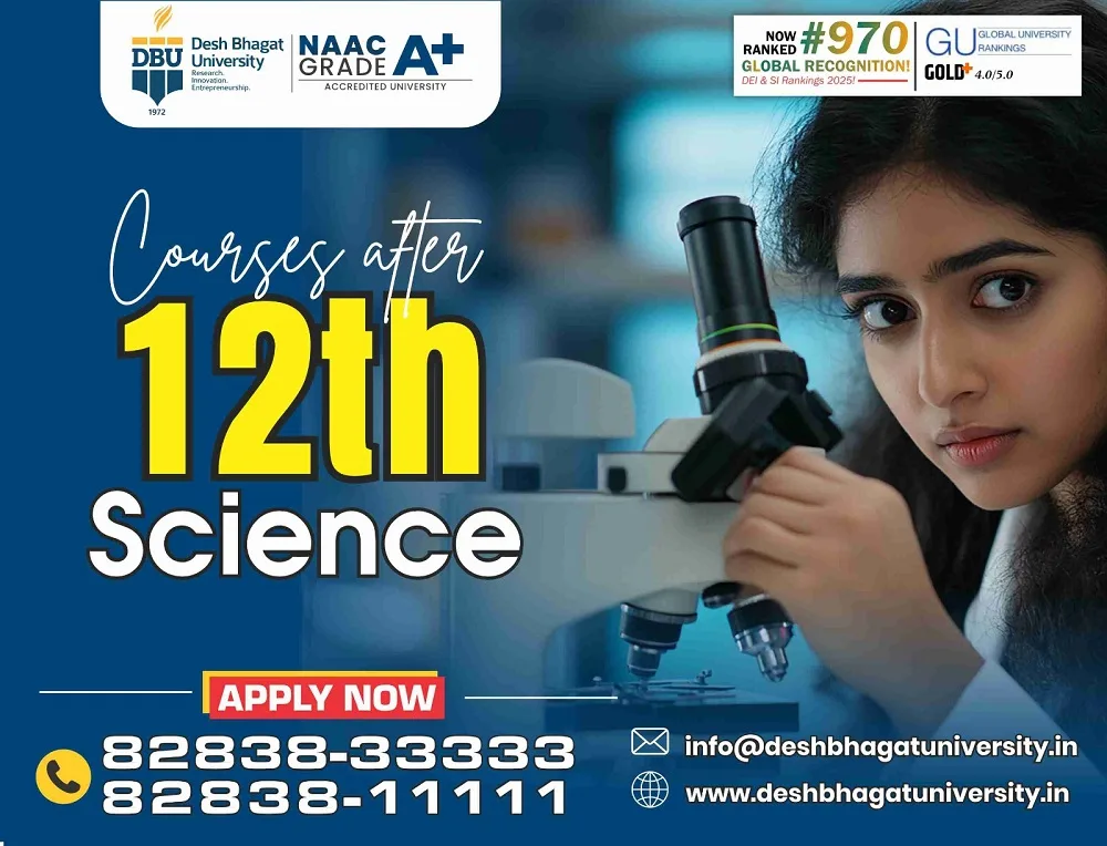 Course after 12th Science