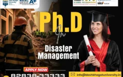 PhD in Disaster Management
