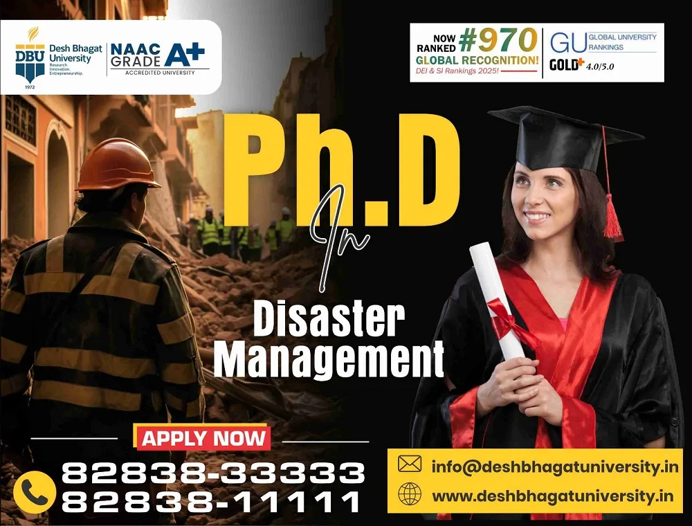 PhD in Disaster Management
