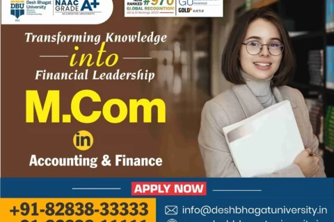 M.Com in Accounting & Finance