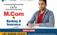 M.Com in Banking & Insurance