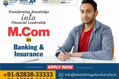 M.Com in Banking & Insurance
