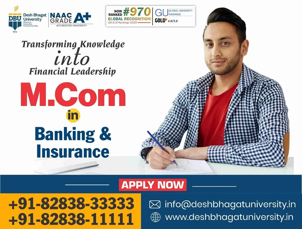 M.Com in Banking & Insurance