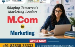 M.Com in Marketing