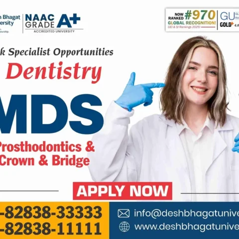 MDS in Prosthodontics & Crown & Bridge