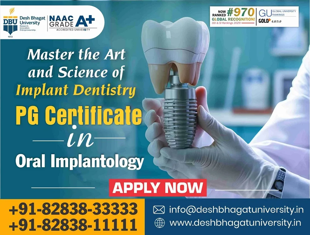 PG Certificate in Oral Implantology