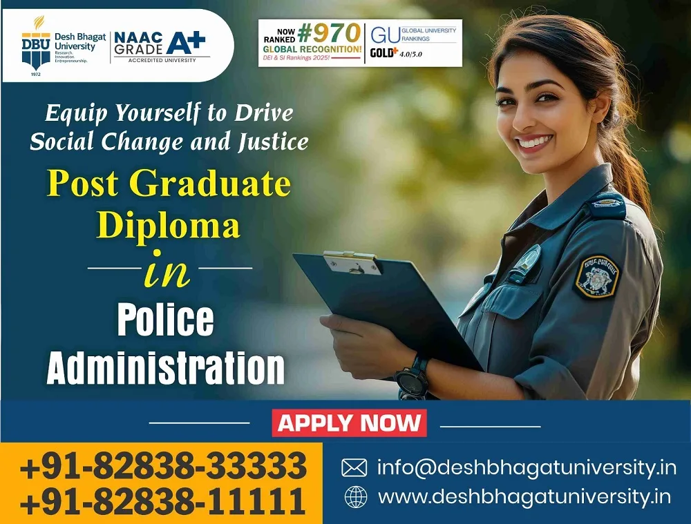 PG Diploma in Police Administration