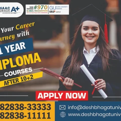 1 Year Diploma Courses after 12th